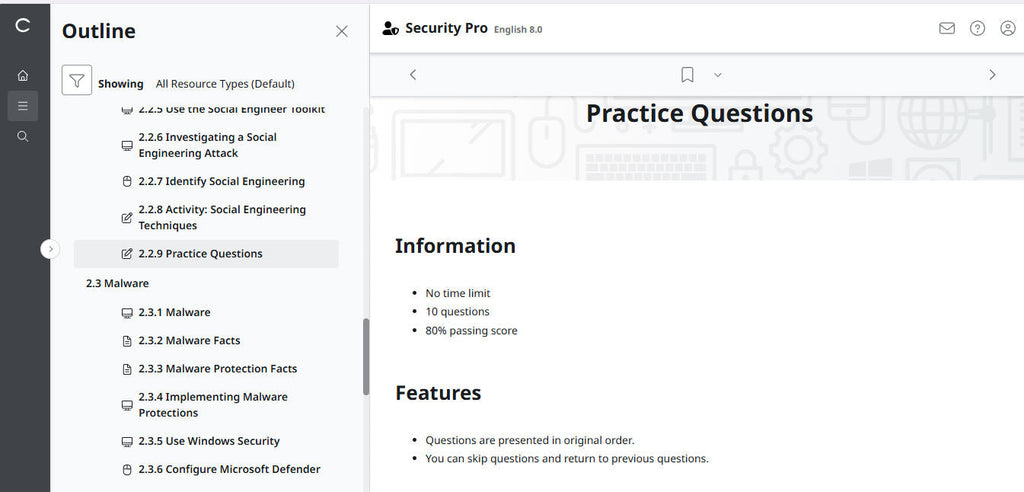 TestOut Security Pro for Security+ (SY0-701)