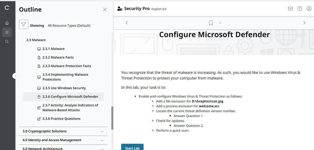 TestOut Security Pro for Security+ (SY0-701)