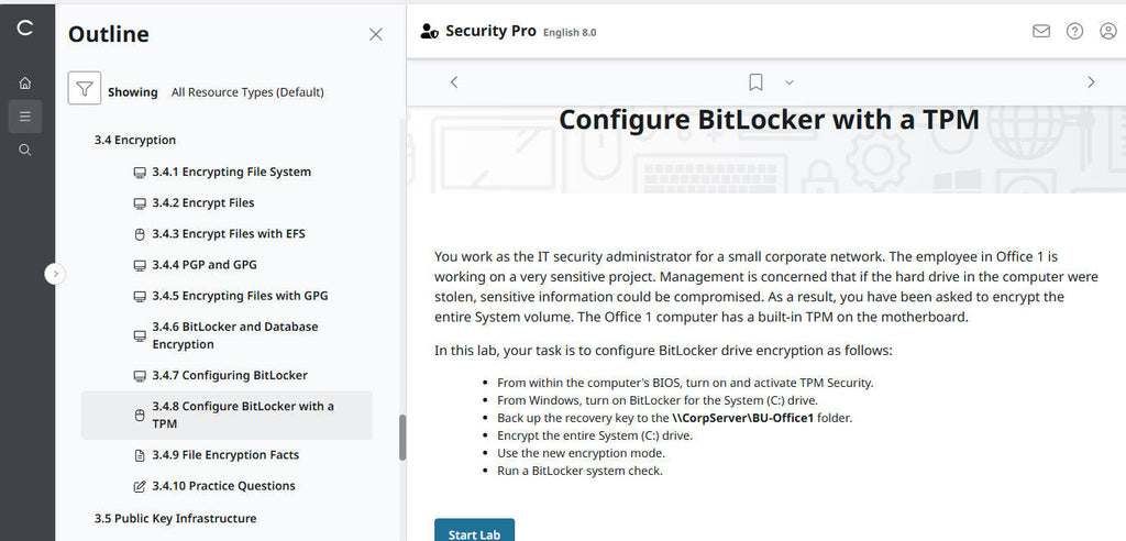 TestOut Security Pro for Security+ (SY0-701)