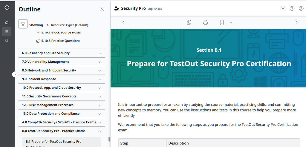 TestOut Security Pro for Security+ (SY0-701)