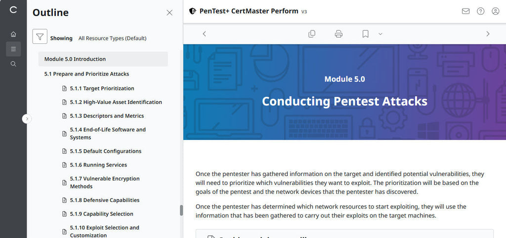 CompTIA PenTest+ CertMaster Perform  PT0-003 (V3)